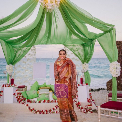 Wedding cancun-Planners - Indu Ceremony outdoor